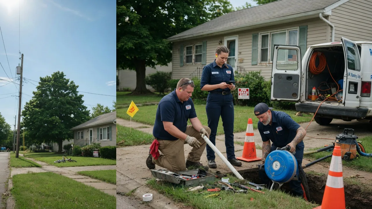 Sewer Line Repair in Groveland, IL near me